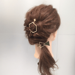 ノットヘアーを使って♪大人かわいい横結び　ヘアアレンジ　ロングヘア