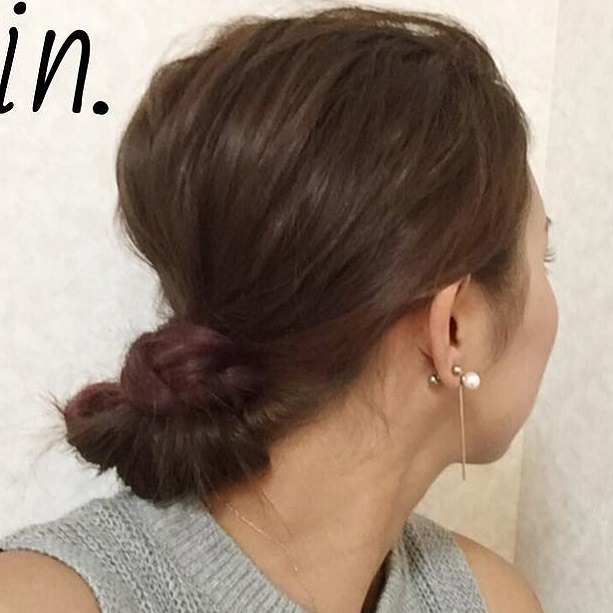 究極の色っぽさを演出 かきあげ まとめ髪ヘアアレンジ ヘアレシピ 頭美人