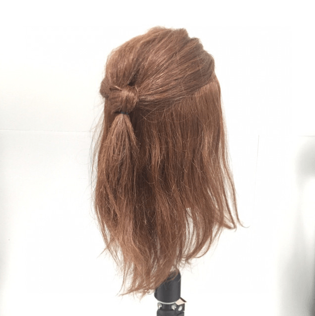 ノットヘアーを使って♪大人カワイイ横結び1