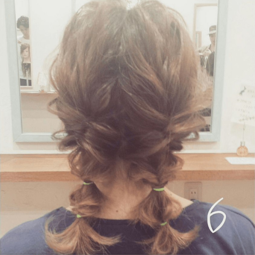 くるりんぱ ツインで出来るヘアアレンジ ヘアレシピ 頭美人