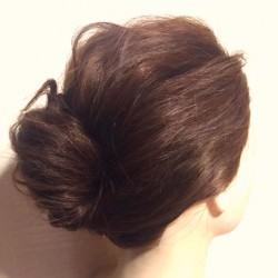 普段使いに♪くるりんぱで夜会巻き風アレンジ ヘアアレンジ ロングヘア