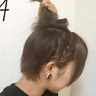 ショートヘアでも出来る 編み込みアレンジ ヘアレシピ 頭美人