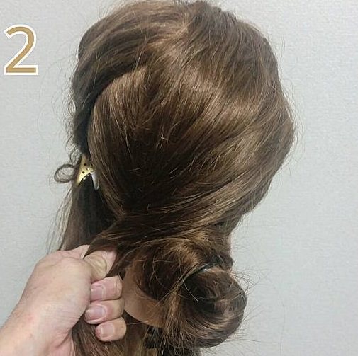 結婚式で大活躍☆お団子で作るまとめ髪ヘアアレンジ2