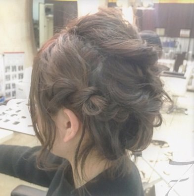 ショートヘアで作る☆オシャレ女子のまとめ髪♪7