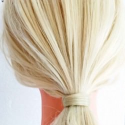 簡単に出来る!ポニーテールのゴムの隠し方☆ ヘアアレンジ ロングヘア