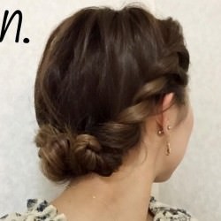 自分で出来るエアリー感満載のヘアアレンジ完成