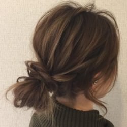 初級編 ミディアムヘアのおだんご 忙しい朝でも簡単ヘアアレンジ ヘアレシピ 頭美人 初級編 ミディアムヘアのおだんご 忙しい朝でも簡単ヘアアレンジ ヘアレシピ 頭美人