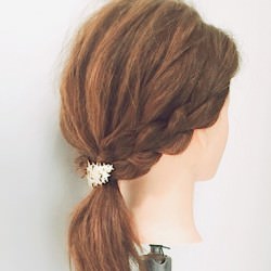 ヘアアレンジを始めるならポニーテールアレンジ♪ ヘアアレンジ ミディアムヘア