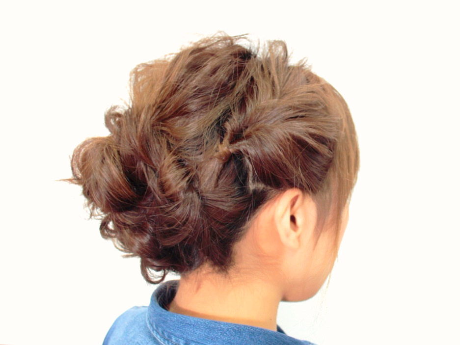 くるりんぱの応用編!くるりんぱの応用編！ロングヘアーのまとめ髪アレンジ5