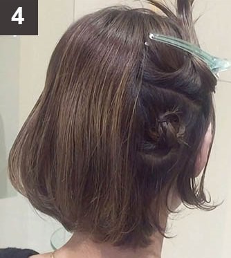 ボブヘアの方におすすめ☆マジェステを使ったアレンジ！4