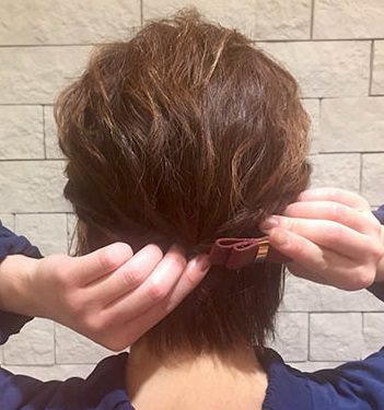 ふんわり×波ウェーブ☆ショートヘアの方のためのイメチェンアレンジ！4