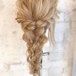 上級者向け!三つ編み×三つ編み×三つ編みアレンジ ヘアアレンジ ロングヘア