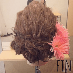 浴衣にもぴったり☆ゆるふわアップヘアアレンジTOP