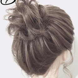 アクティブガールにぴったり♪ラフで可愛いお団子ヘア ヘアアレンジ ロングヘア