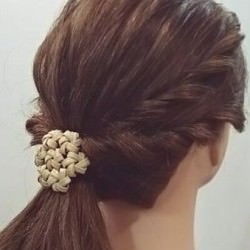 後姿がかわいい♡ローポニーアレンジ　ヘアアレンジ　ロングヘア