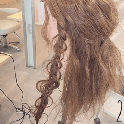 浴衣にもぴったり☆ゆるふわアップヘアアレンジ2