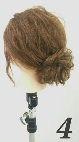 大人女子に ゆるいまとめ髪アレンジ ヘアレシピ 頭美人