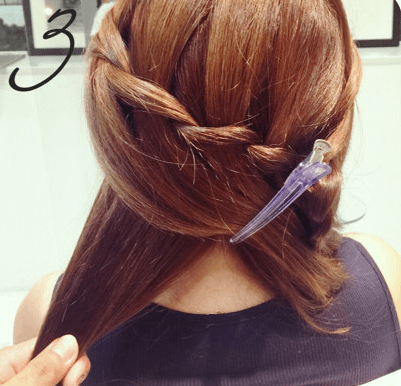 3つのテクニックを使ってラッピングヘアーに♪3