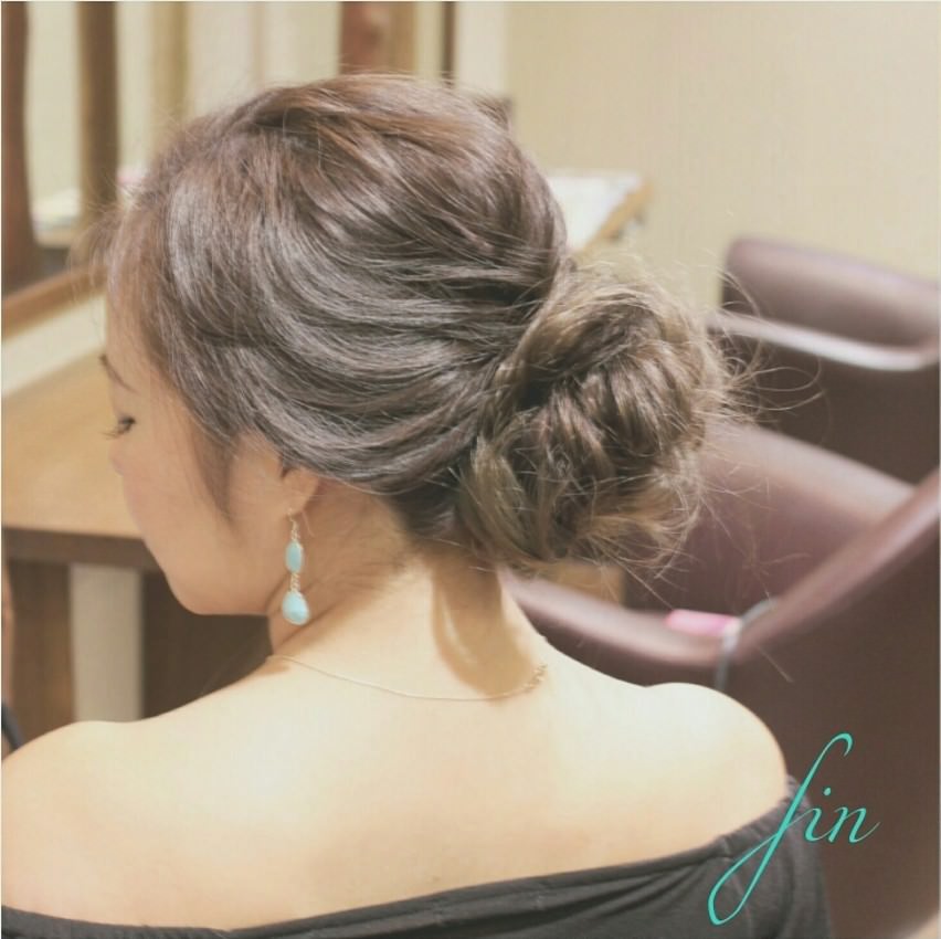 結婚式でも浴衣でも可愛いヘアアレンジ！ ５