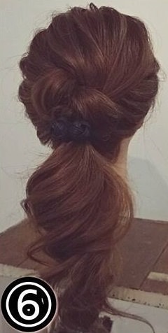 簡単にできちゃう！大人上品な三つ編みポニーテールヘアアレンジ☆完成