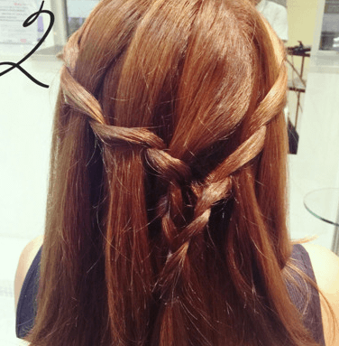 3つのテクニックを使ってラッピングヘアーに♪2