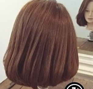 ボブヘアにおすすめ☆ふんわりハーフアップ1