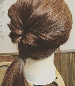 くるりんぱのみ！簡単だけどオシャレに見えるヘアアレンジ☆4