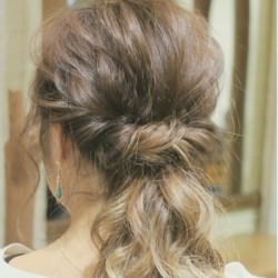 どんな長さでも、誰でも出来る!3ステップおしゃれヘアアレンジ☆ ヘアアレンジ ロングヘア