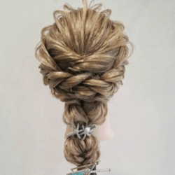レディライクなこなれ感♪ロープ編みアレンジ ヘアアレンジ ロングヘア