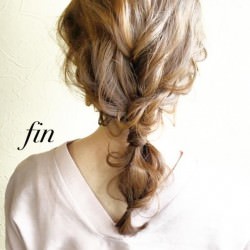 こなれ感抜群のニュアンス♪ヘアアレンジ　ヘアアレンジ　ミディアムヘア