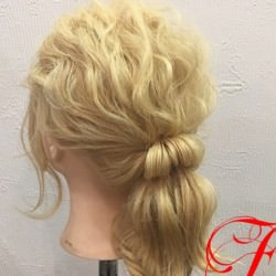 シニヨン×ポニーテールのこなれアレンジ☆　ヘアアレンジ　ミディアムヘア