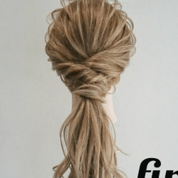 簡単ねじってしばるだけ!お呼ばれへアスタイル ヘアアレンジ ロングヘア