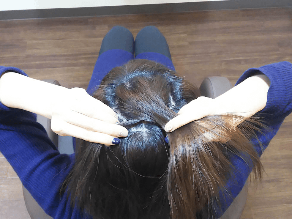 伸ばしかけヘアに使える♪お手軽編み込みハーフアップ2