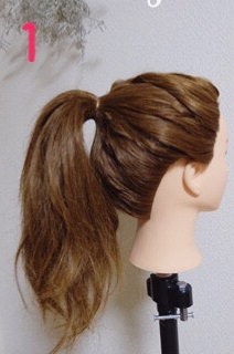 毛量が多い人向けおだんごアレンジ ヘアレシピ 頭美人