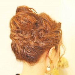 花火の季節到来☆浴衣に似合う三つ編みお団子 ヘアアレンジ ロングヘア