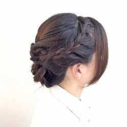 涼しげで上品に見えるアップヘアアレンジ☆ ヘアアレンジ ロングヘア