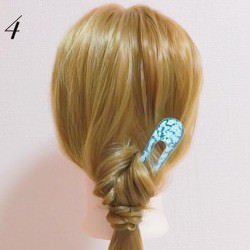 逆りんぱで変化球!ローポニーアレンジ ヘアアレンジ ロングヘア