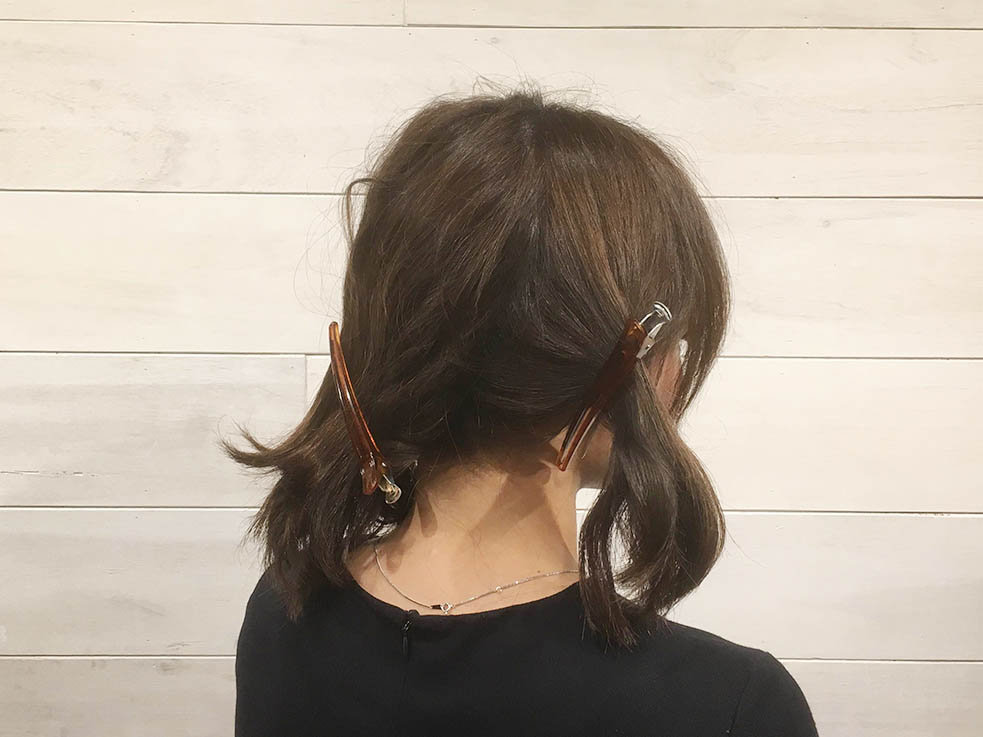 あえて無造作に！メッシーバン風簡単アレンジ2