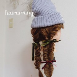 レトロガーリーなツインフィッシュボーン♥ ヘアアレンジ ロングヘア