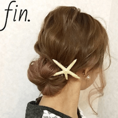 真似したくなるお団子アレンジ☆簡単ニュアンスシニヨンヘアTOP