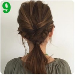 後ろ姿もオシャレな技ありローポニー☆　ヘアアレンジ　ロングヘア