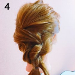 上品ジグザグローポニー♥　ヘアアレンジ　ロングヘア