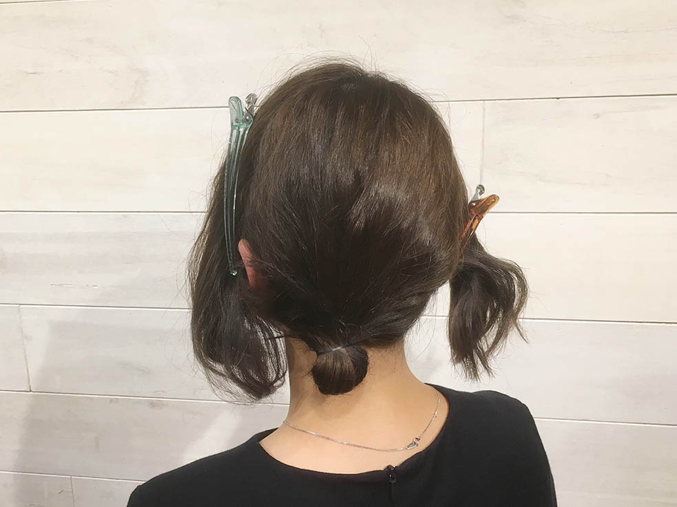 あえて無造作に！メッシーバン風簡単アレンジ3