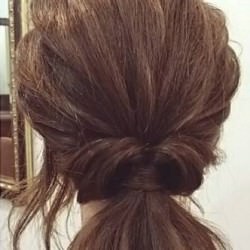 5分でアレンジくるりんぱ ヘアアレンジ ミディアムヘア