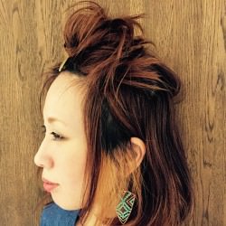 すっきり涼やか♪フロントアップスタイル ヘアアレンジ ショートヘア