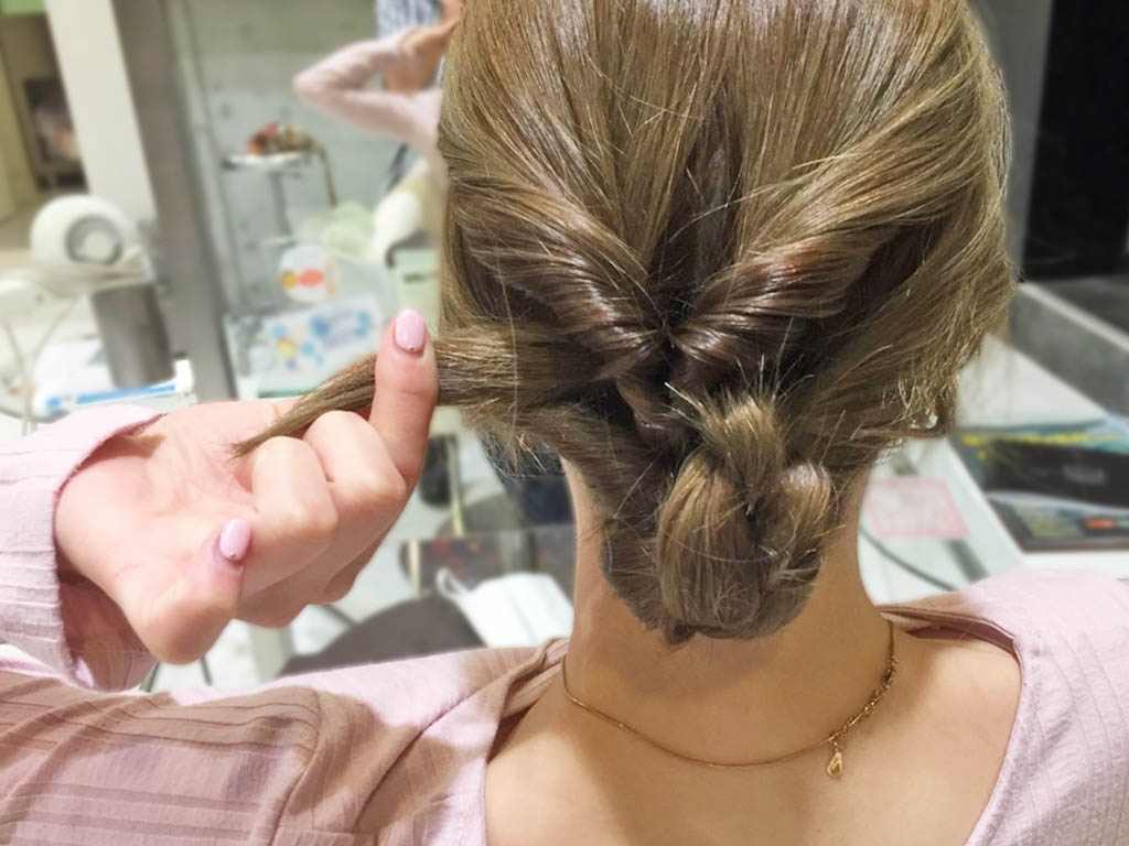 初心者向け簡単ヘアアップアレンジ☆5