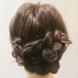 浴衣やドレスに♪簡単可愛いまとめ髪♡ ヘアアレンジ ミディアムヘア