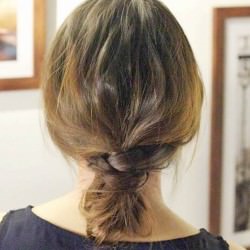 コテ無しでOK☆ゆるふわお団子　ヘアアレンジ　ロングヘア