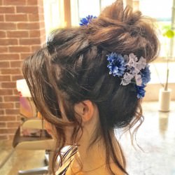 大人っぽいお団子ヘアの作り方☆ ヘアアレンジ ロングヘア