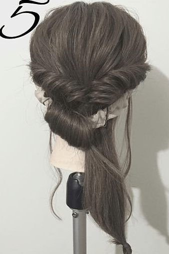 ターバンで作る簡単ヘアアレンジ☆5